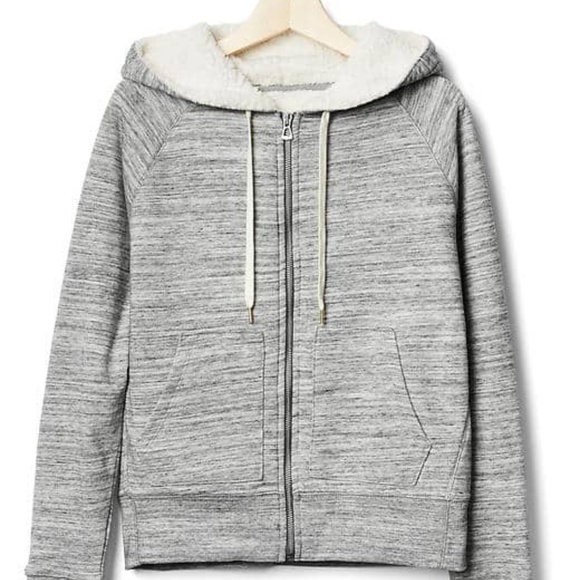 Gap Sherpa zip hoodie, size XL, NWT - Picture 6 of 6